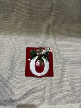 Winter Wonderland  Holiday Letter O Ornament